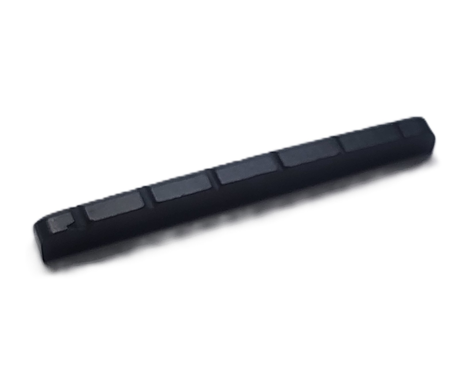 43mm Black Dyed Bone Nut for Strat / Tele Style Guitars