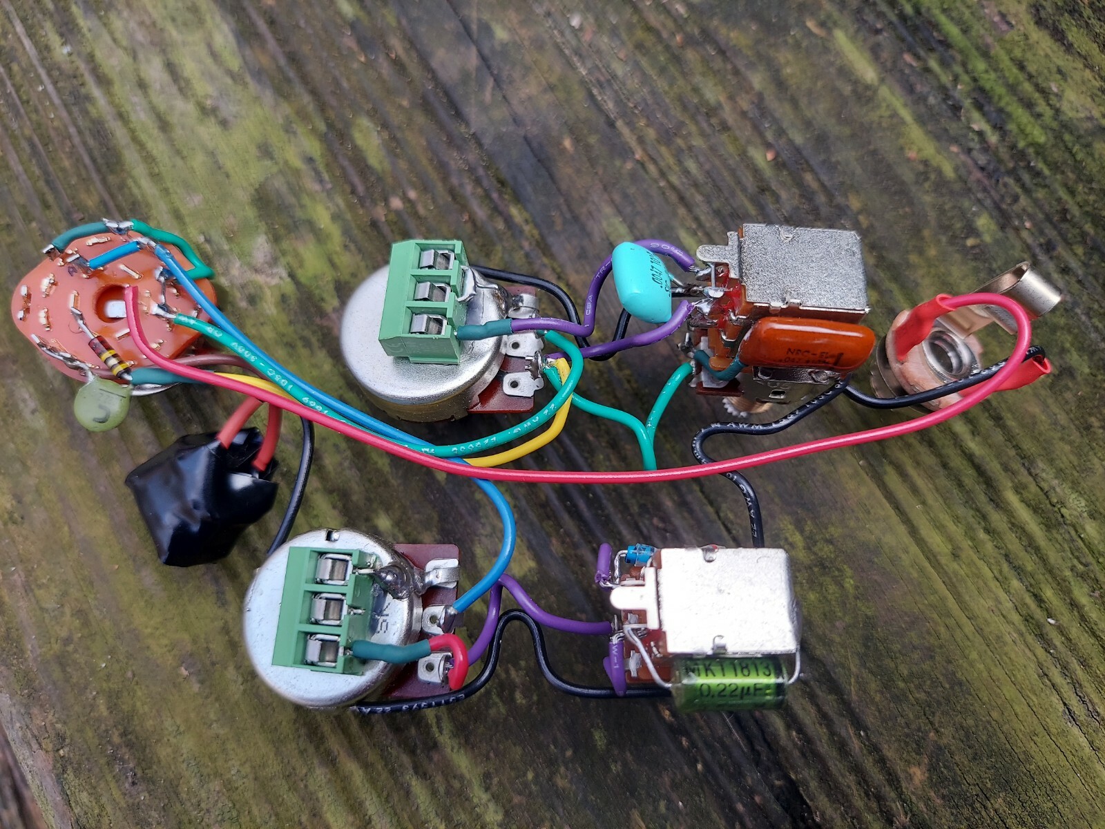 Gibson EB-3 Solderless Harness Passive Fuzz+Bass cut Neck Setting KellingSound