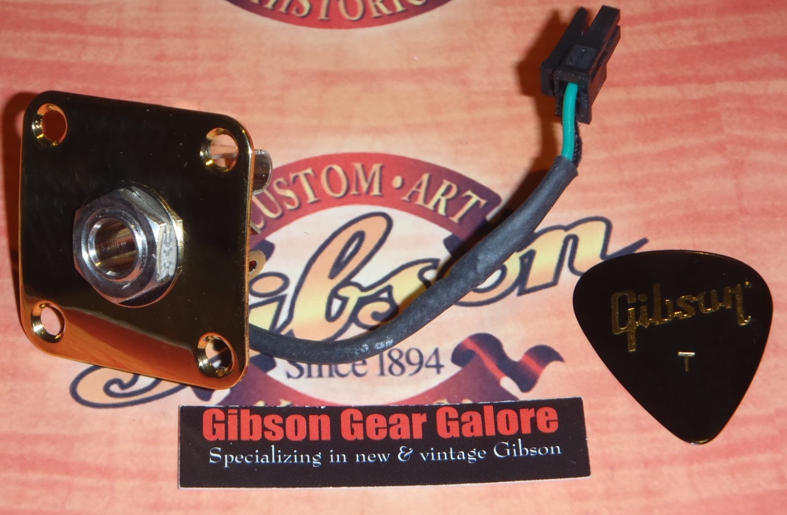 Gibson Les Paul Jack Output Gold Quick Connect Guitar Parts Standard Project T