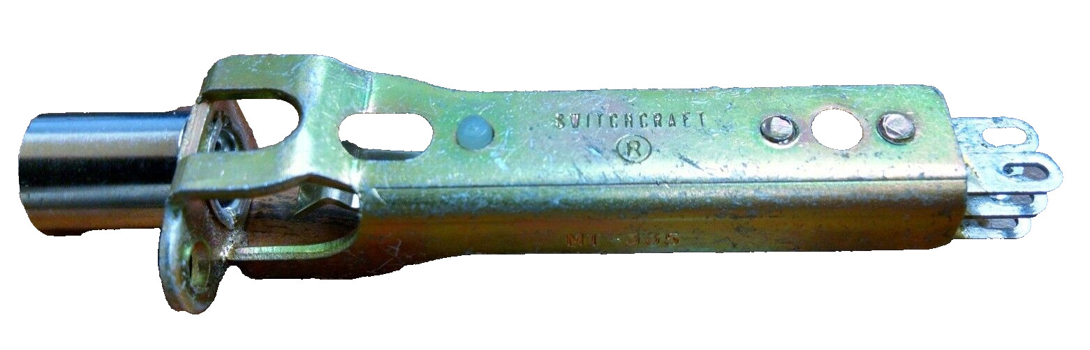 SWITCHCRAFT MT-335 1/4in Long Frame Telephone Guitar Jack Switching Contacts