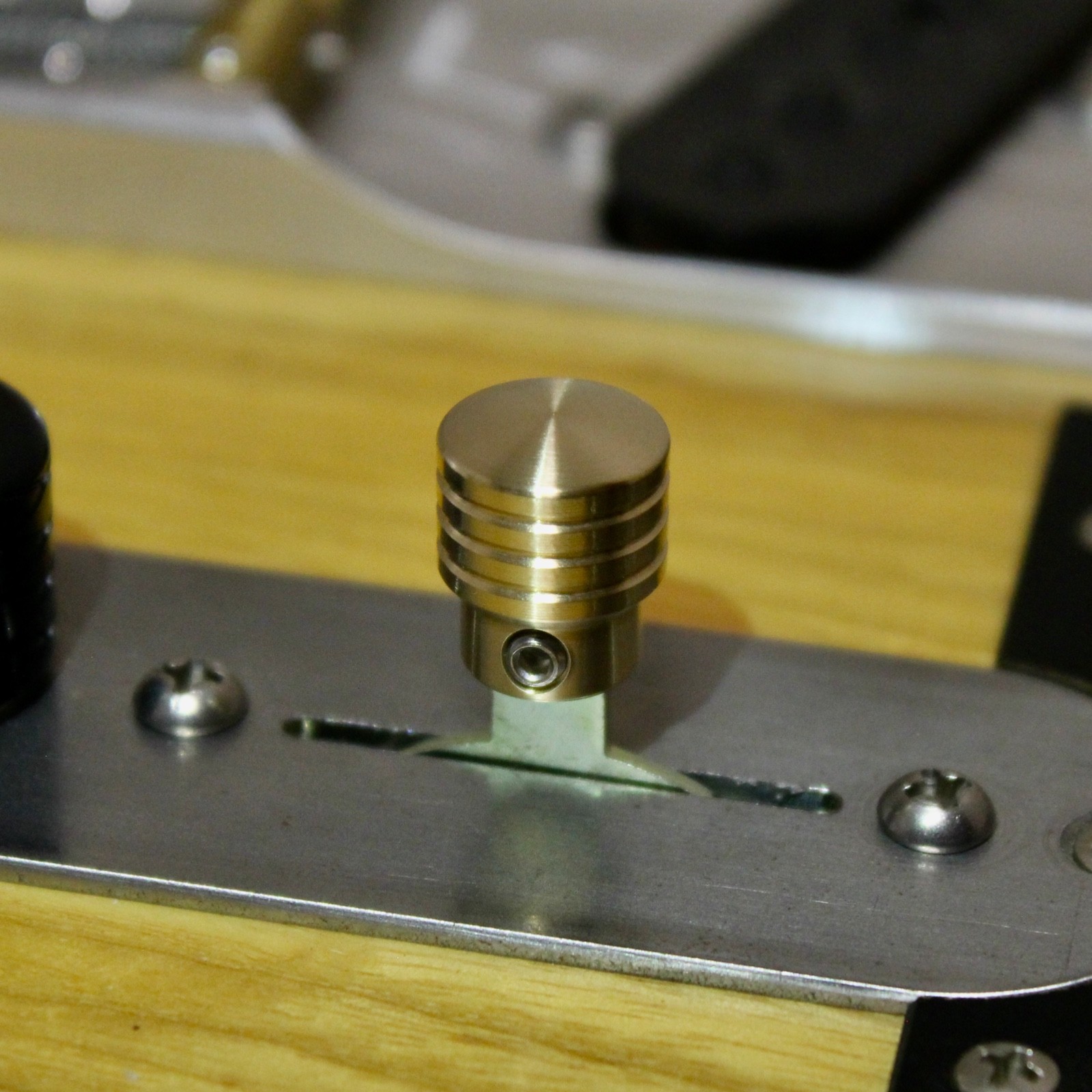 T Short Shifter switch tip – Solid Brass