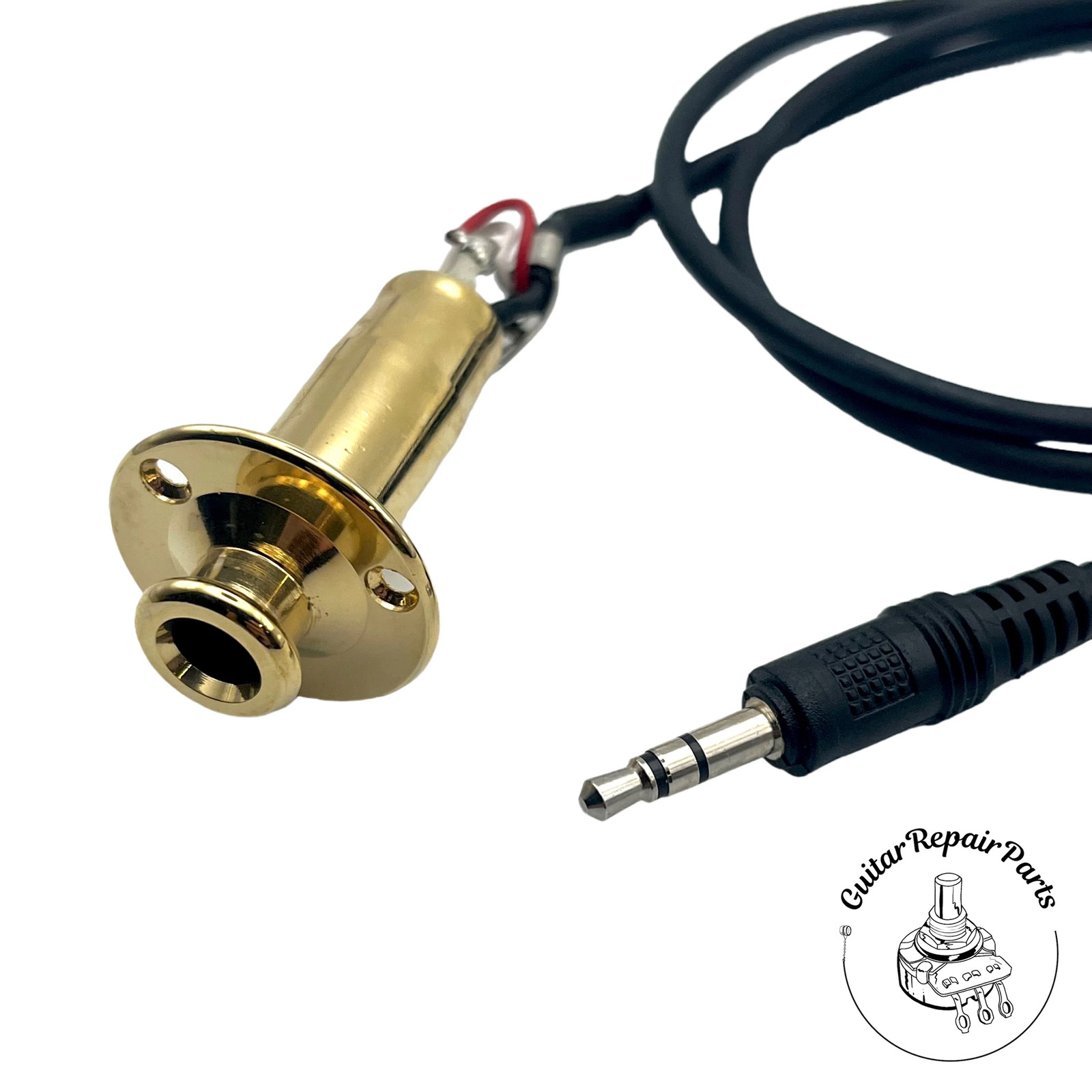 Takamine TGP0876G G Series Pre-wired Endpin Jack Assembly – Gold