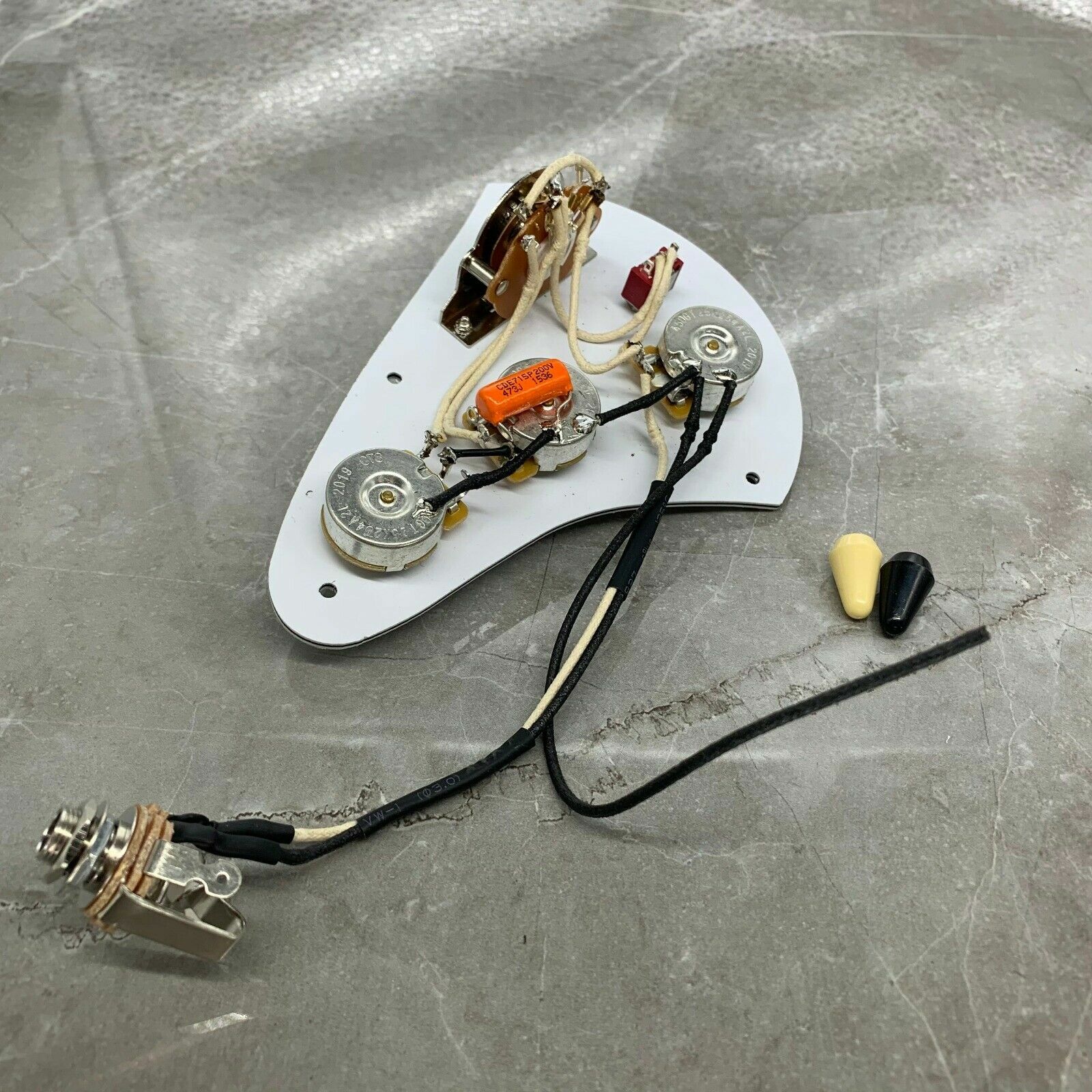 Guitar Pickups 7-way Wiring Harness Configuration CTS 250K For Strat
