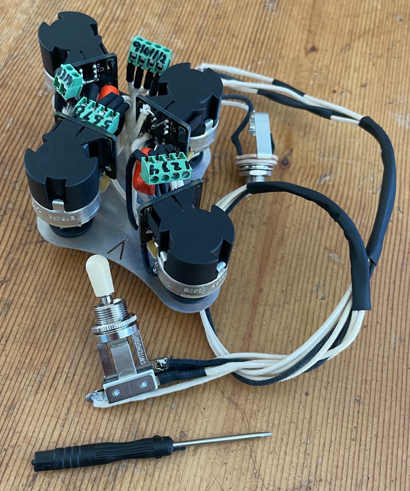 SOLDERLESS Jimmy Page 50’s Gibson Les Paul Wiring 500k CTS Push/Pull Toggle