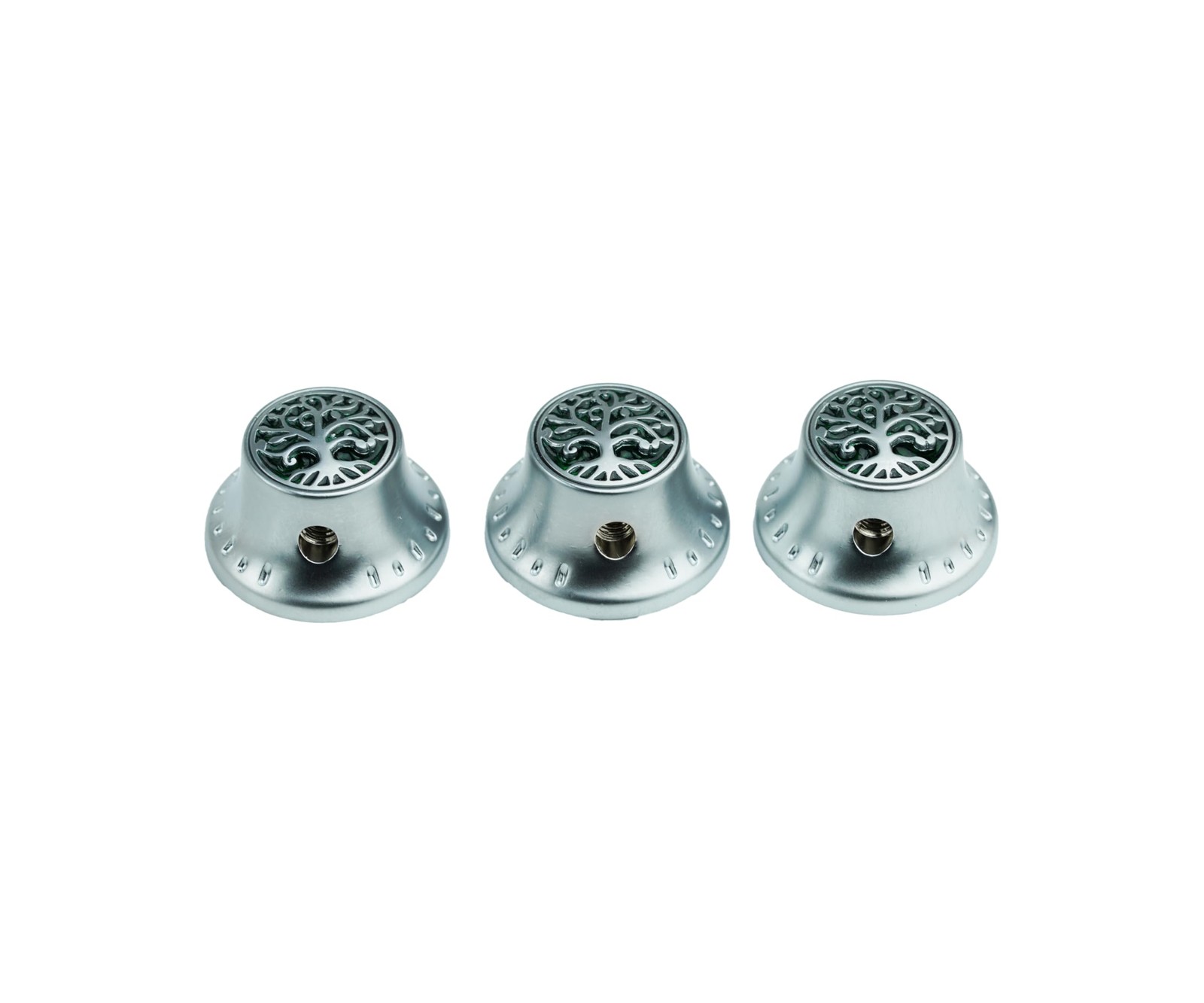 Top Hat Potentiometer Control Knobs Dia. 6.3mm Shaft Pots, 3PCS Zinc alloy Be…