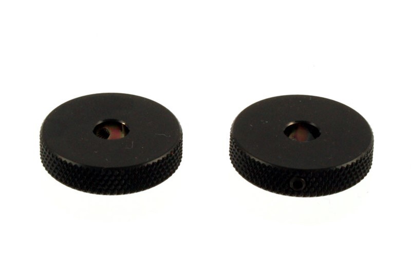 NEW Roller Knobs For Fender Jazzmaster (2) – BLACK