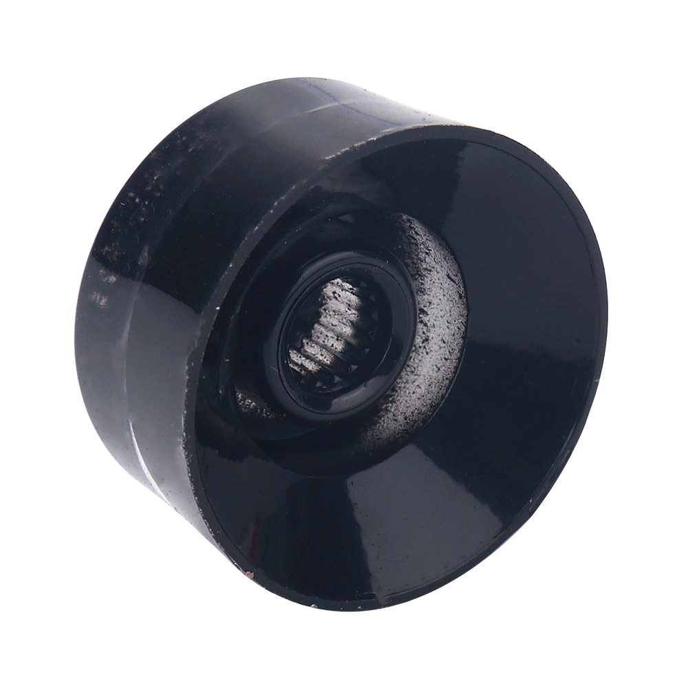 4pcs Acrylic Guitar Knobs Volume Tone Speed Control Knobs Black with White words