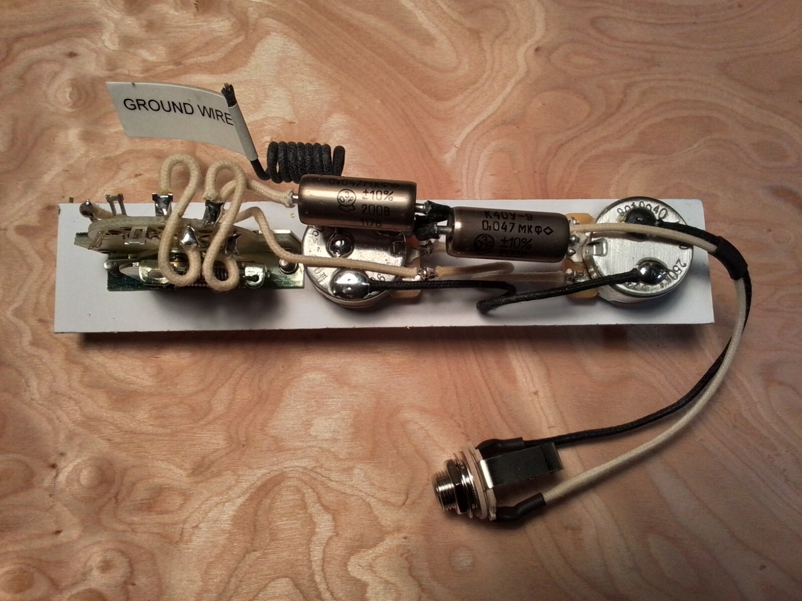 Premium Wiring Harness for Telecaster – 1953 Blackguard “Dark Circuit” Wiring