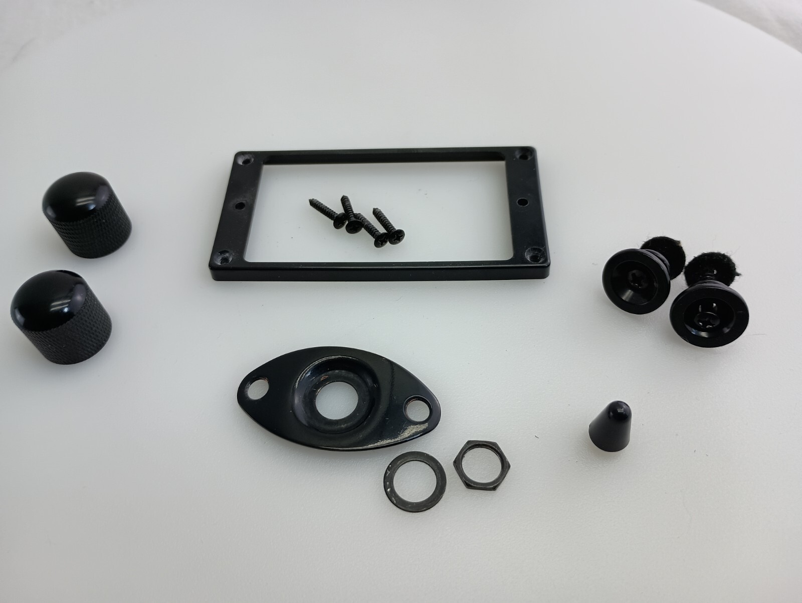 Jackson JS34 JS32 Body Hardware Knobs Pickup Ring Jack Plate Strap Buttons