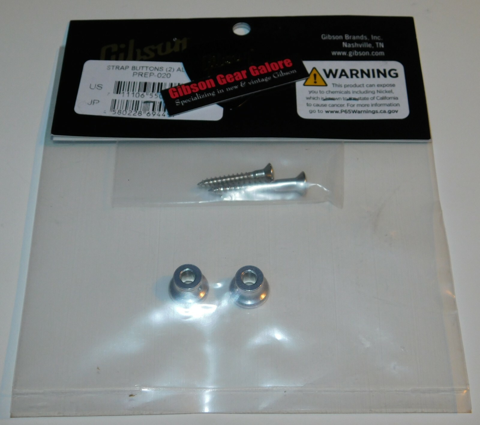 Gibson Les Paul Strap Buttons Aluminum Guitar Parts Locks ES SG R9 Custom Pins