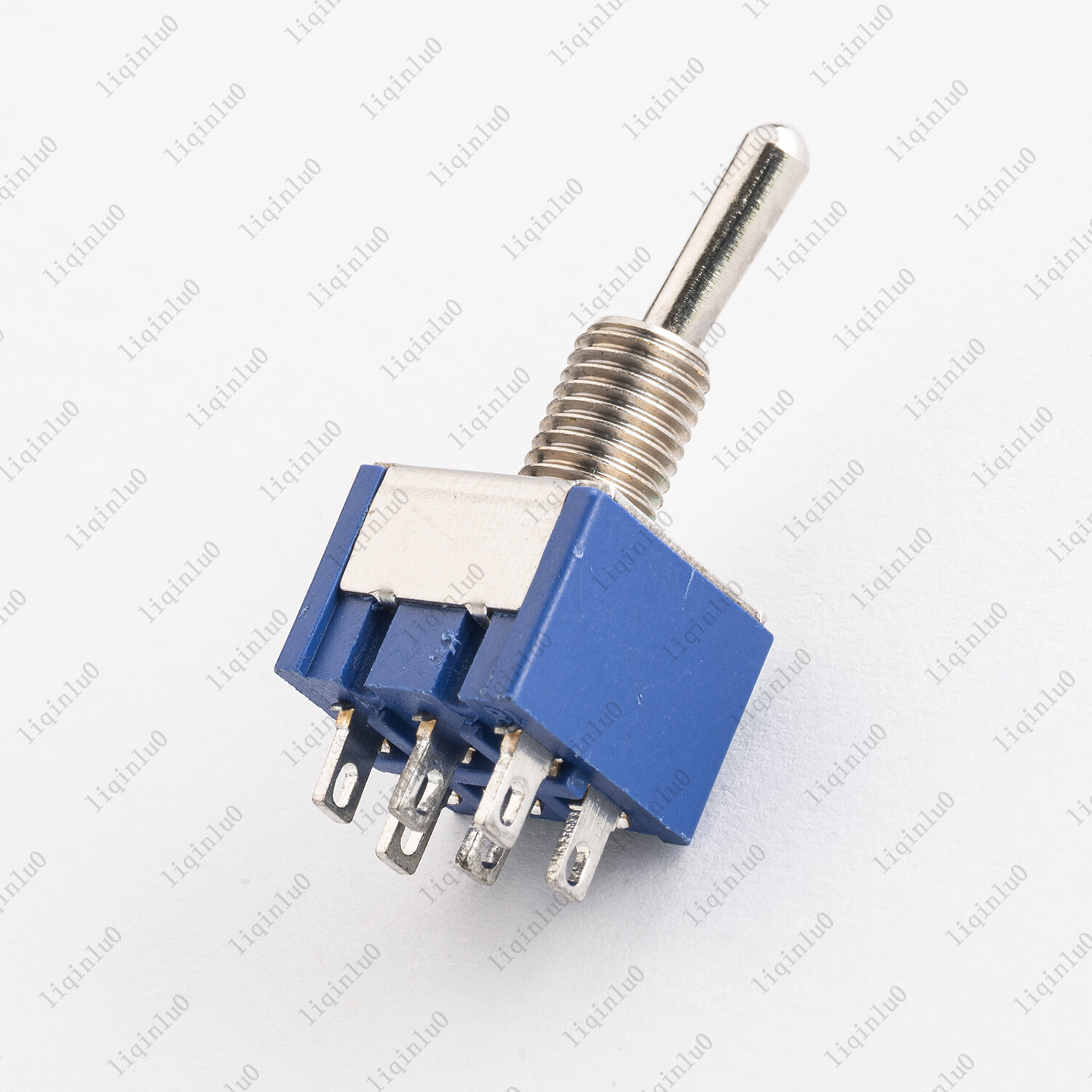 1/3/5Pcs DPDT Blue 2 Way 6 Pin ON ON Guitar Mini Toggle Switch Car/Boat Switches