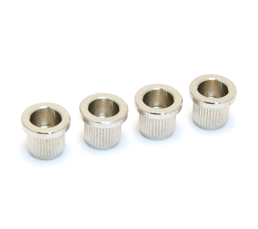 (4) Gotoh Nickel 3/8″ Bass String Anchor Body Ferrules AP-0287-001