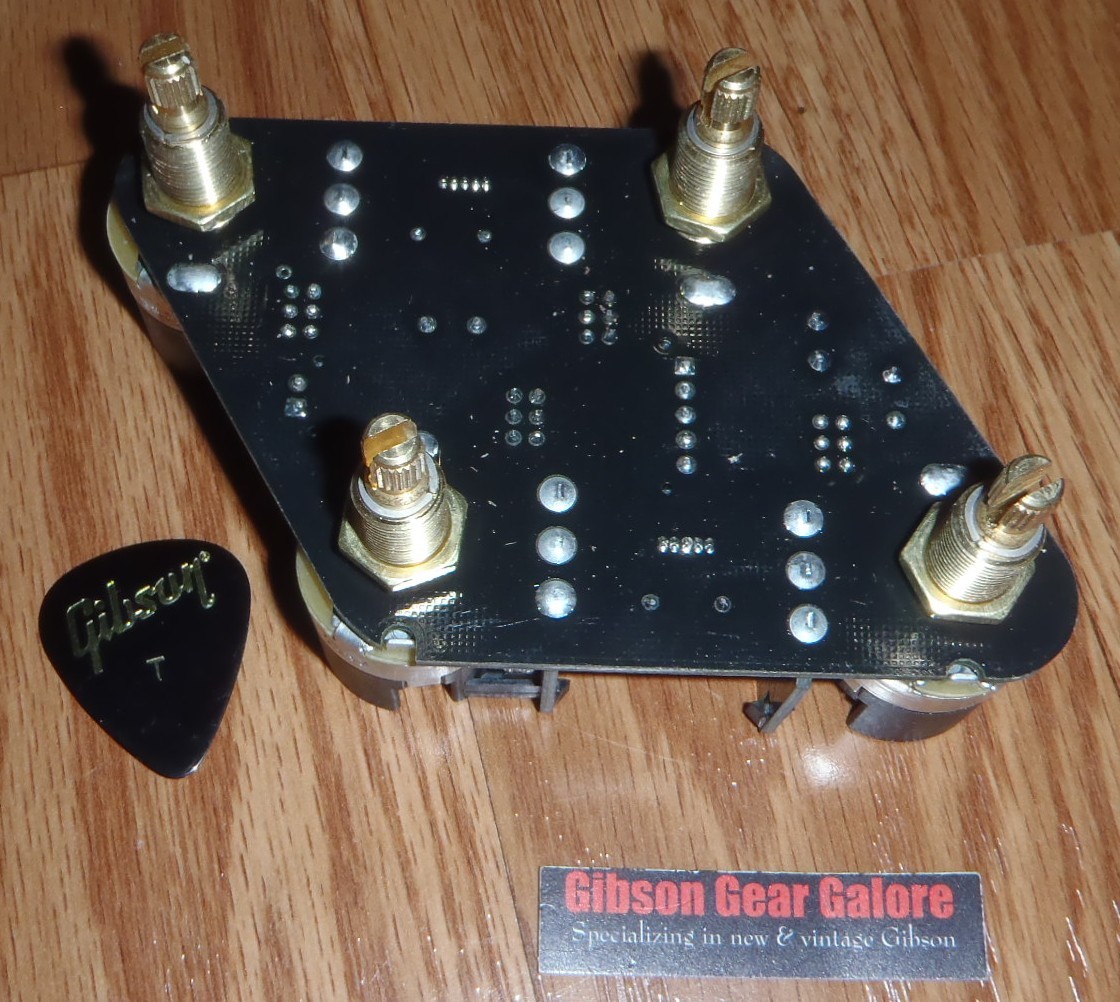 Gibson Les Paul Studio Session Pot Board Push Pull Guitar Parts HP Quick Connect