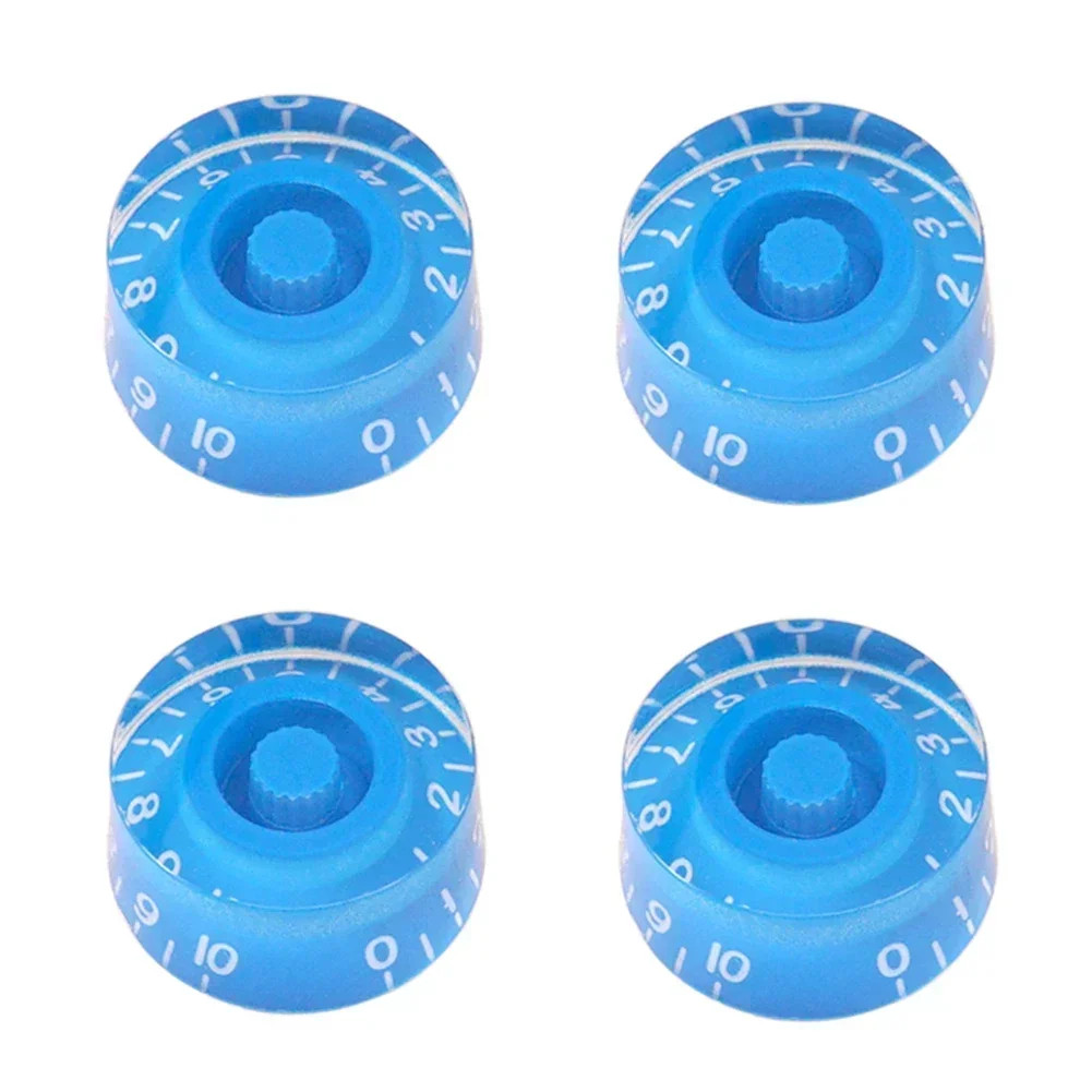 4pcs Speed Control Guitar Knobs Multi Color LP Electric Guitar Volume Tone Knob