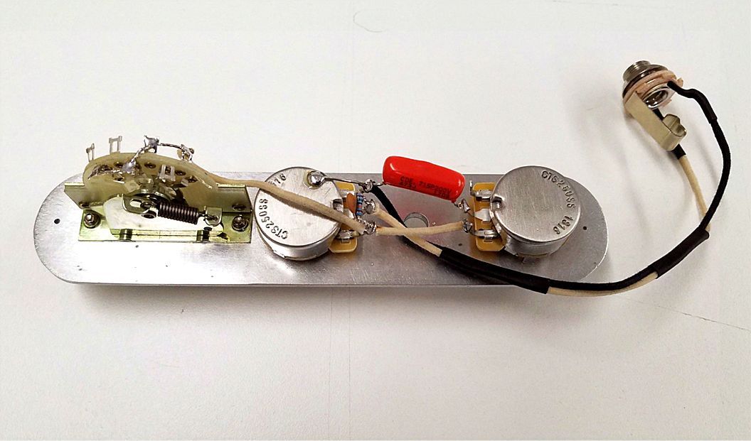 Tele Premium 3 Way Wiring Harness CTS Custom 275k Pots 9% +Treble Bleed