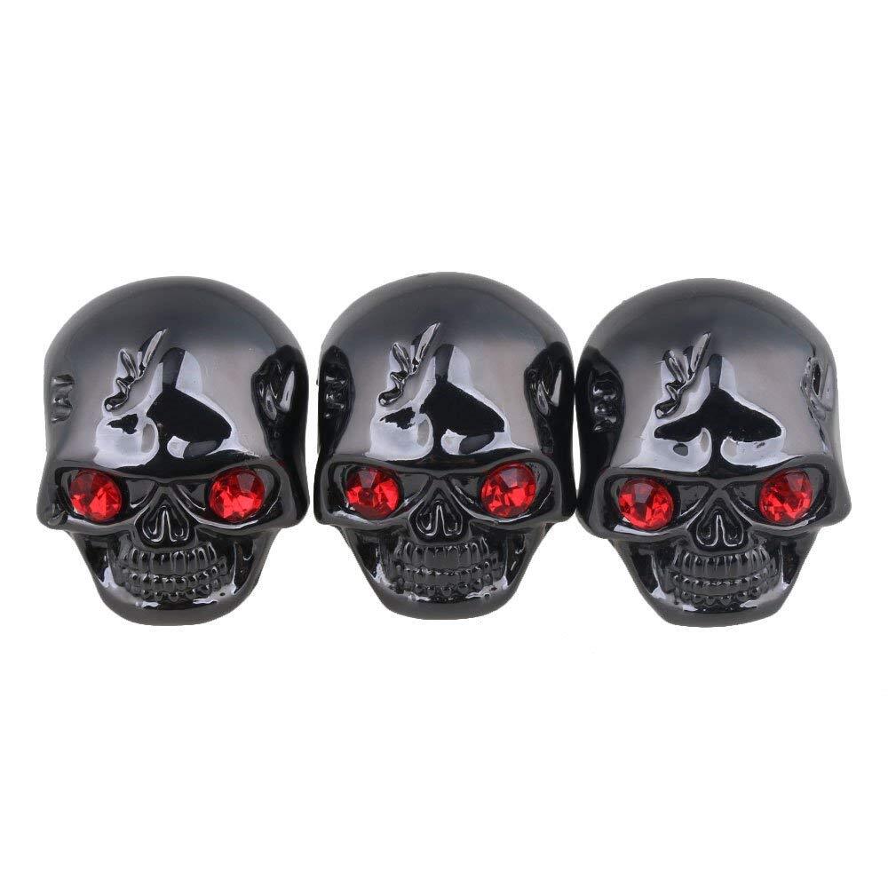 3pcs Black Metal Volume Tone Knobs 19*24mm Plastic for Electric Guitar