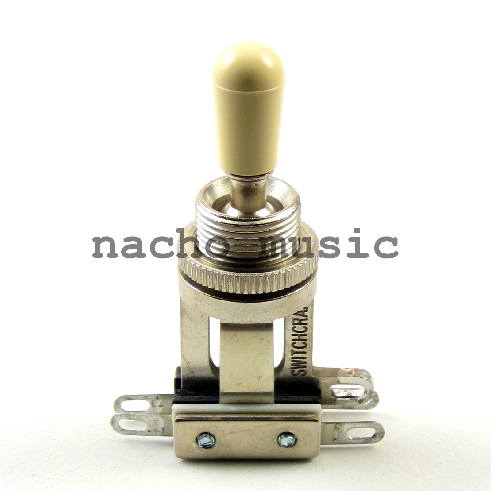 Switchcraft 3-Way Short Toggle Switch w/ Genuine Switchcraft Cream Tip