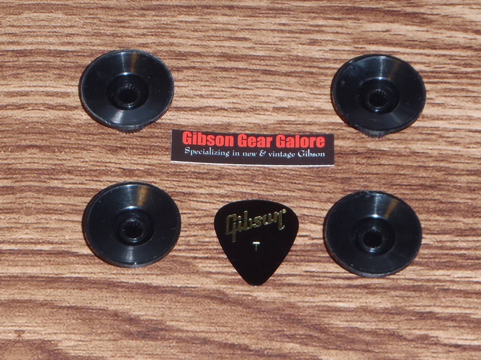 Epiphone Les Paul Knobs Set Witch Hat Top Black Silver Guitar Parts SG Custom S