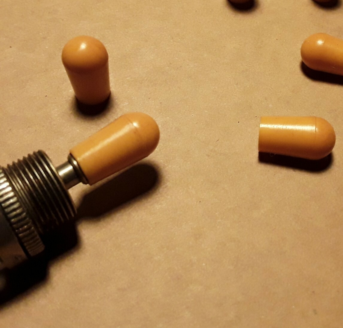 1 Lightly Aged Amber Switchcraft switch tip Relic for US Gibson Les Paul SG 335