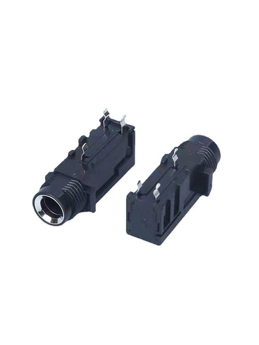 50pcs 6.35mm 1/4″ Mono TS Jack 3-Pin Female Socket Connector for Audio Equipment