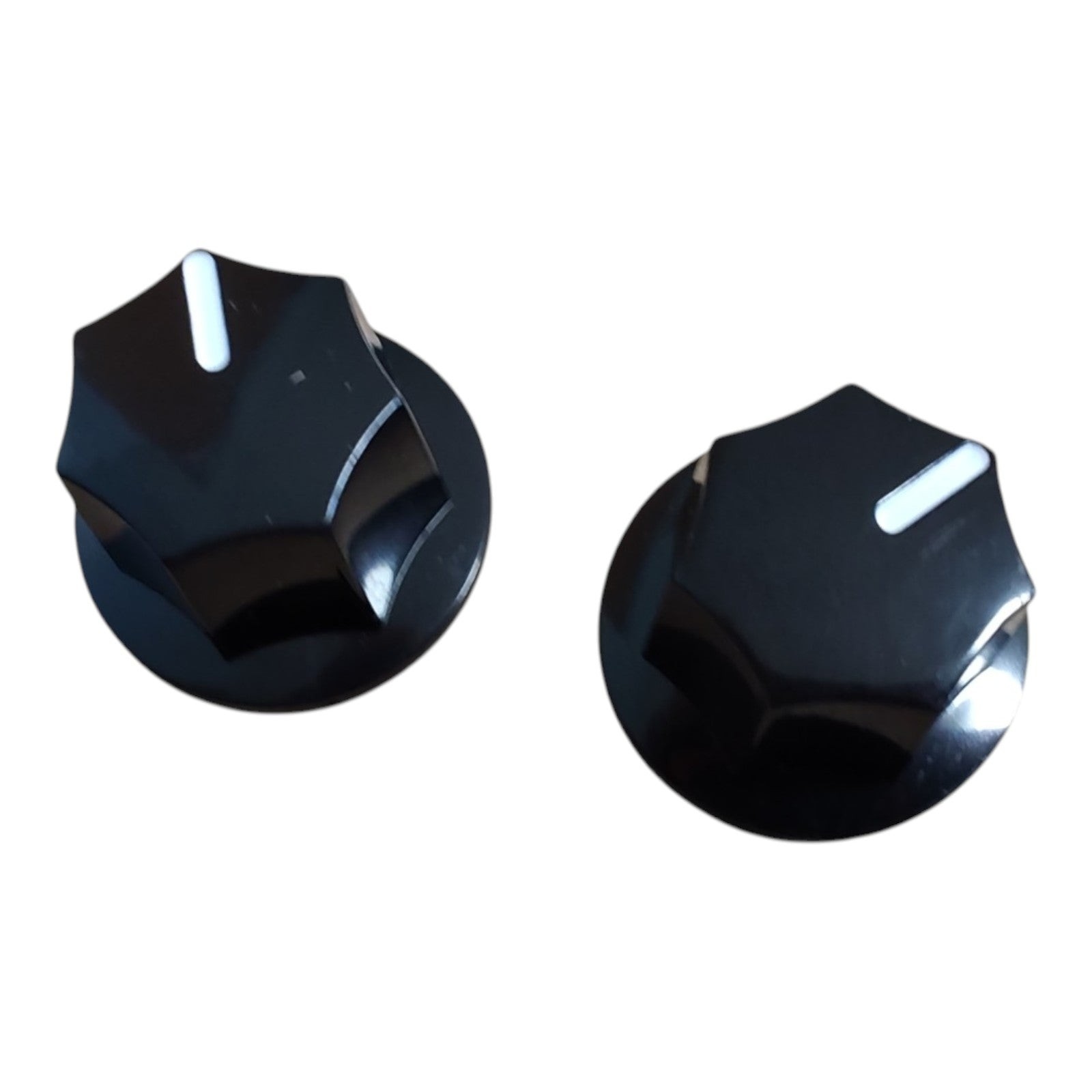 Set of 2 x 18 tooth Push On Knobs for Mustang or Jaguar