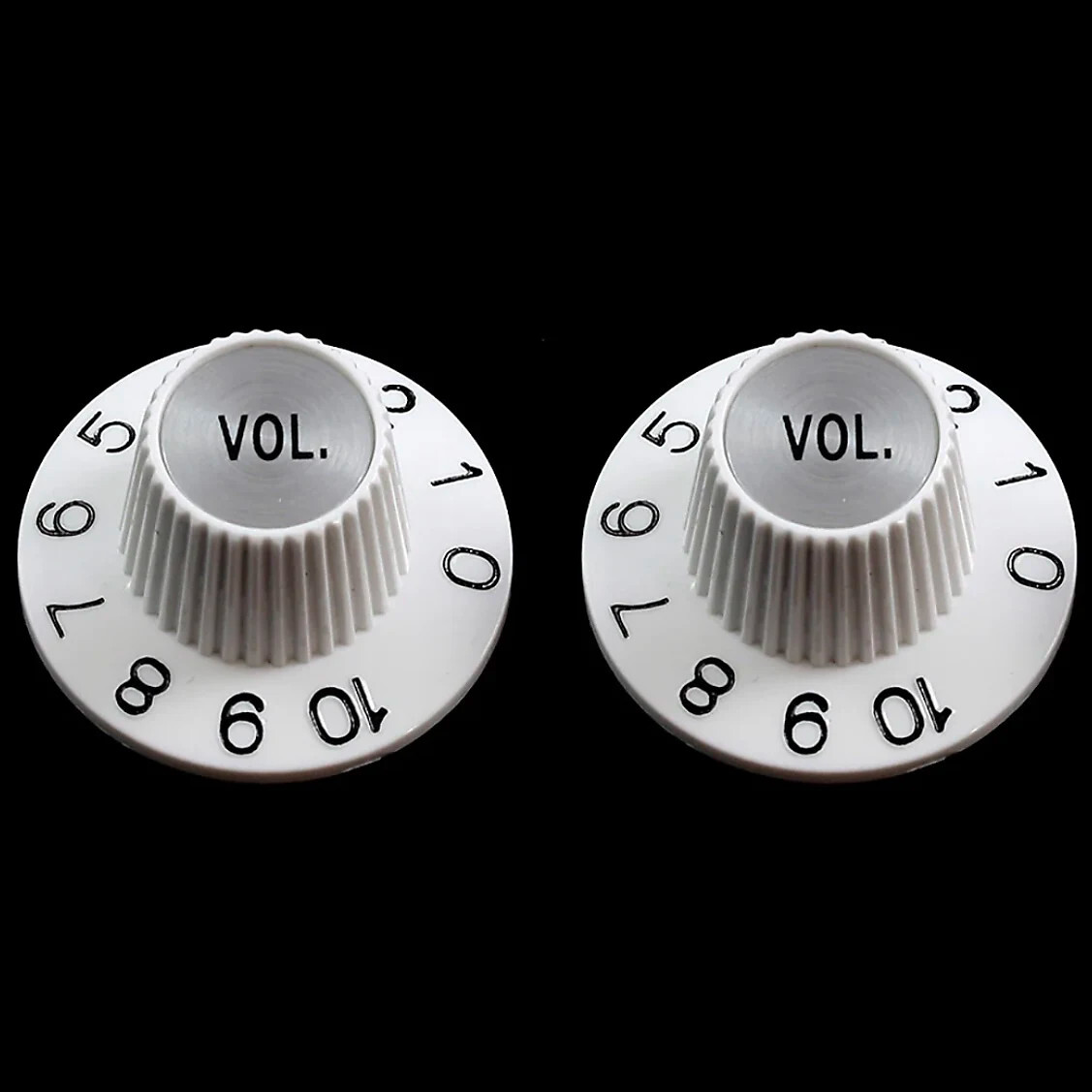 Allparts PK-3244-025 “Witch Hat” Volume Knobs – White