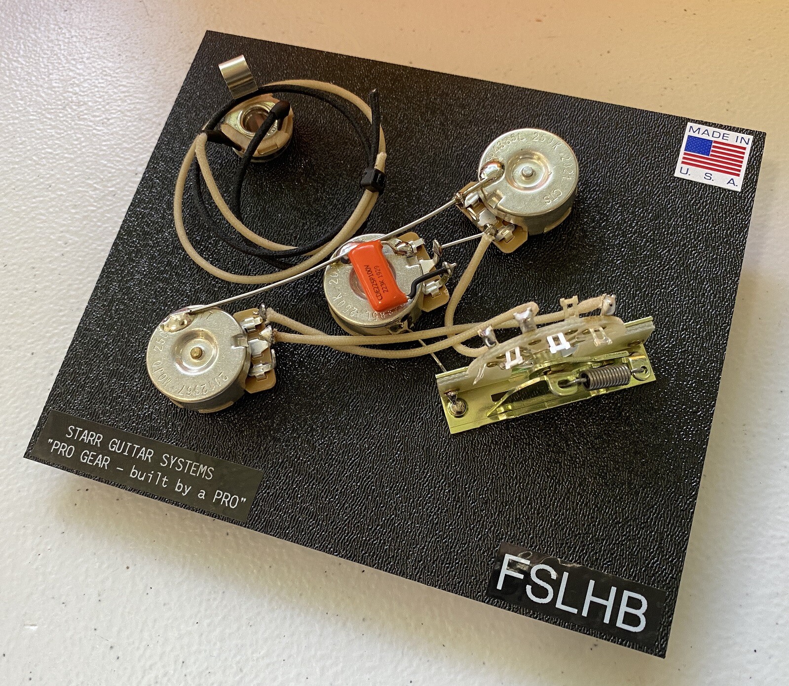 Fender Stratocaster LEFTY wiring harness BLENDER Upgrade! CTS-CRL-Orange Drop
