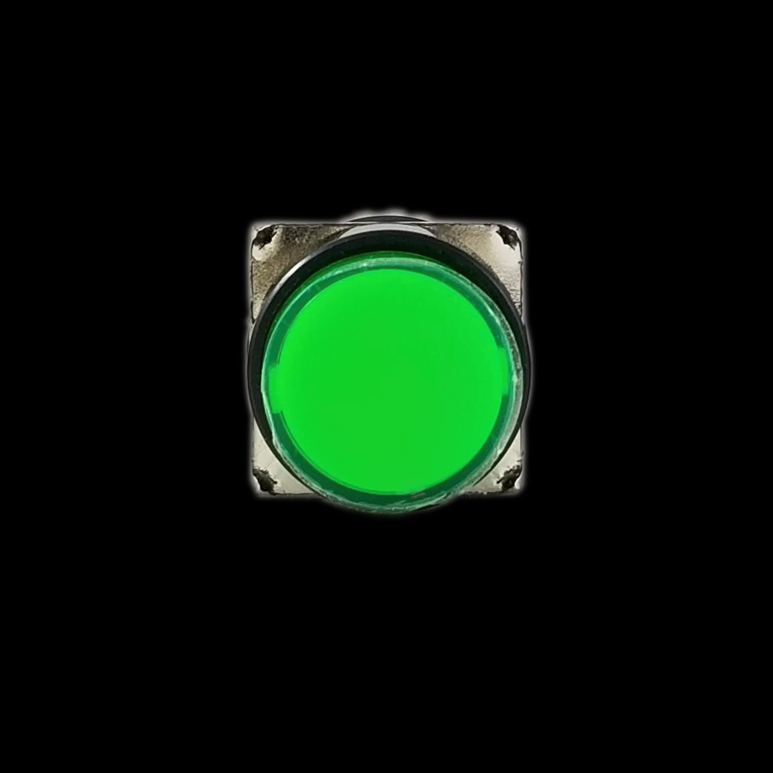 Tesi NELLI 16MM LED Pushbutton Momentary Guitar Kill Switch EVH Style Green