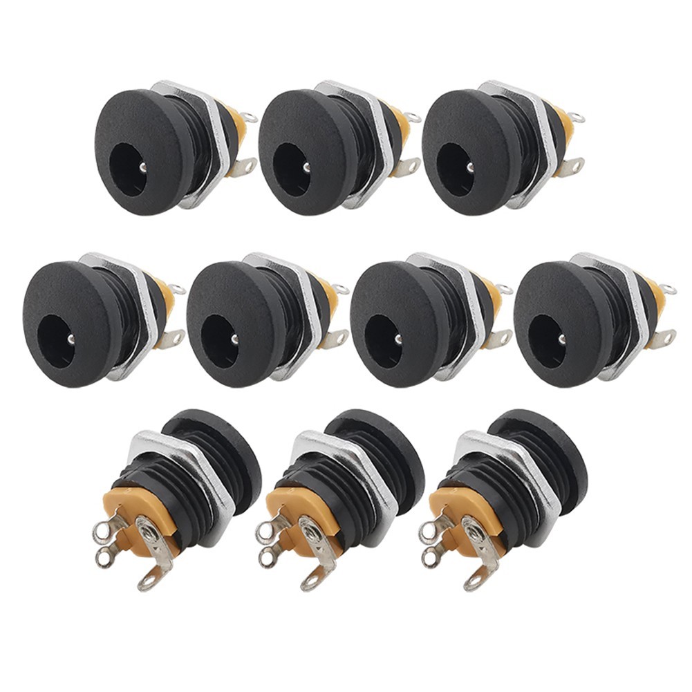 DC Power Socket Connector 10Pcs for 9V/12V Guitar Effects For Pedal Projects