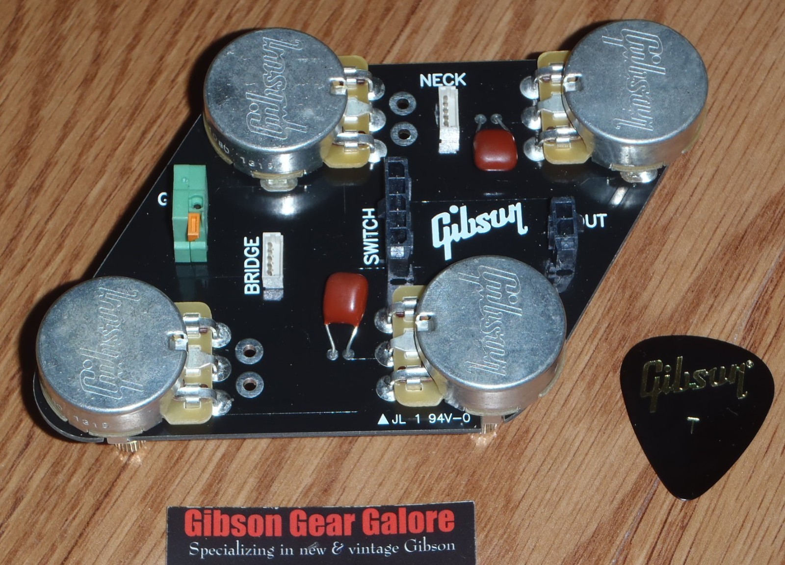 Gibson Les Paul Tribute Pot Control Board PCB Quick Connect Guitar Parts HP LPM