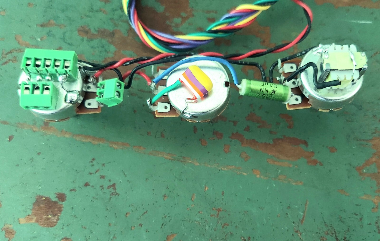 Solderless Washburn Explorer Bass Harnesses Bourns Pots Ripper Tone Circuit