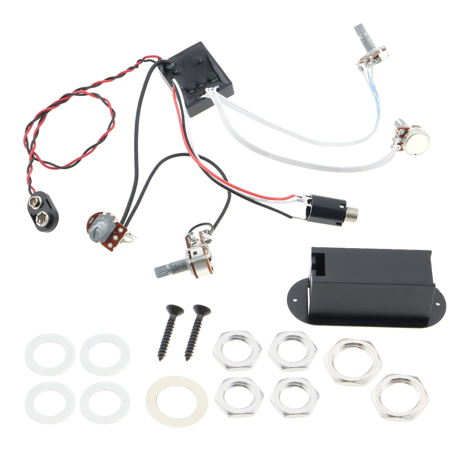 2 Band Bass Guitar Active Pickup Electric Guitar Preamp Circuit Accessories