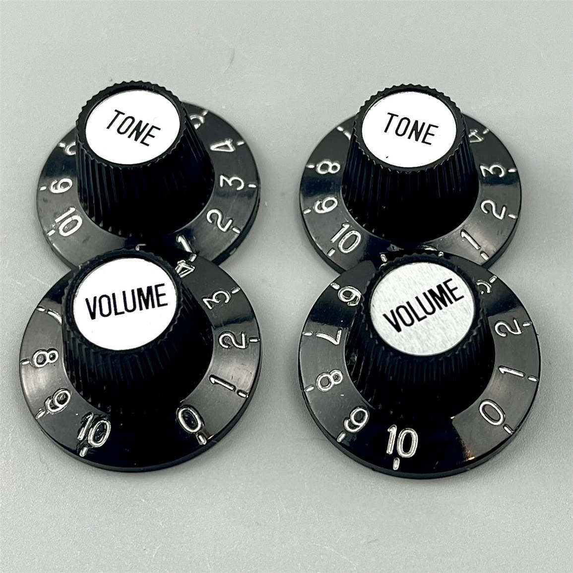 LP Vintage Guitar Black Gold Witch Hat Knobs Top Hat Knob For Epi Les Paul