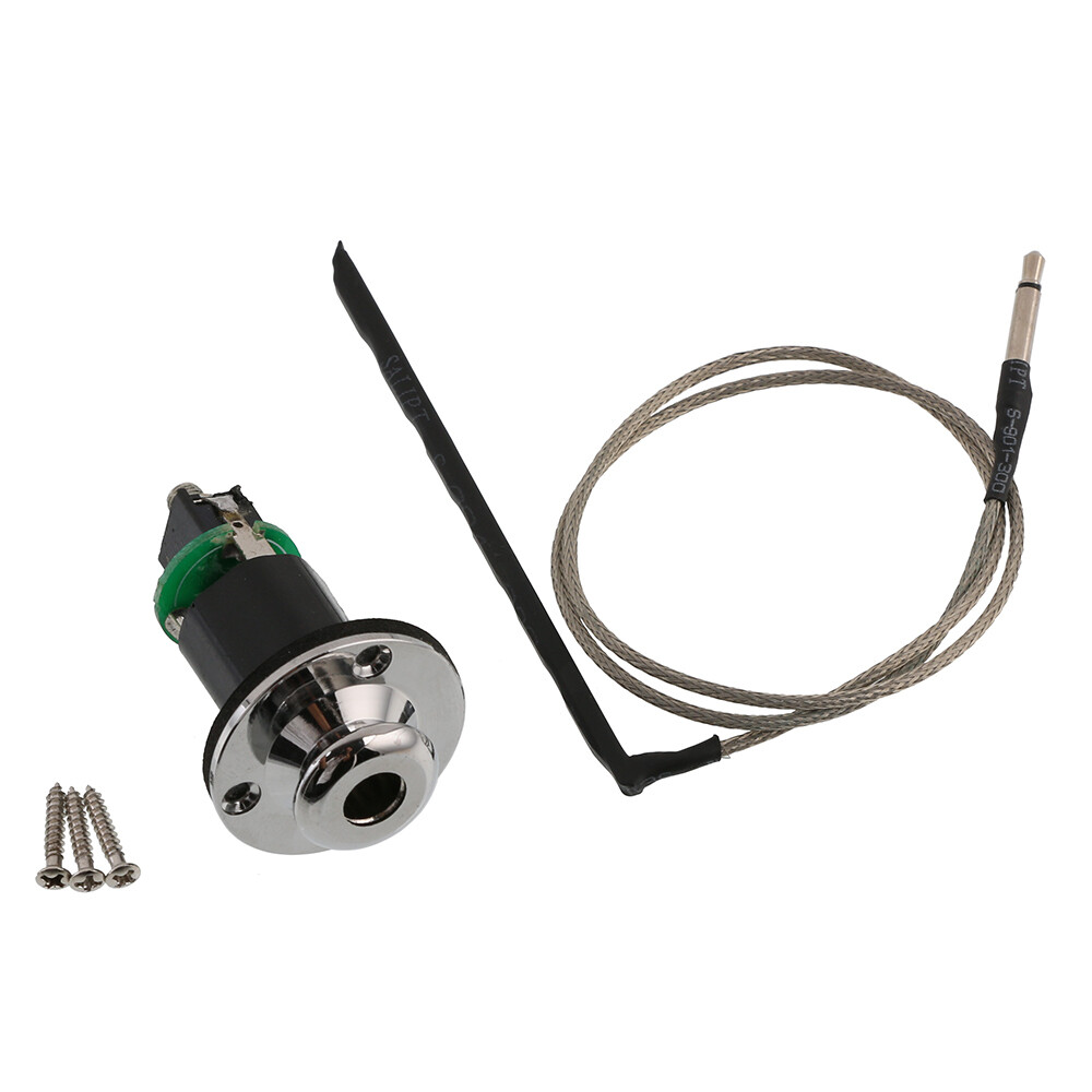 1/4″ End Pin Jack with Under Saddle Piezo Pickup for Acoustic Guitar