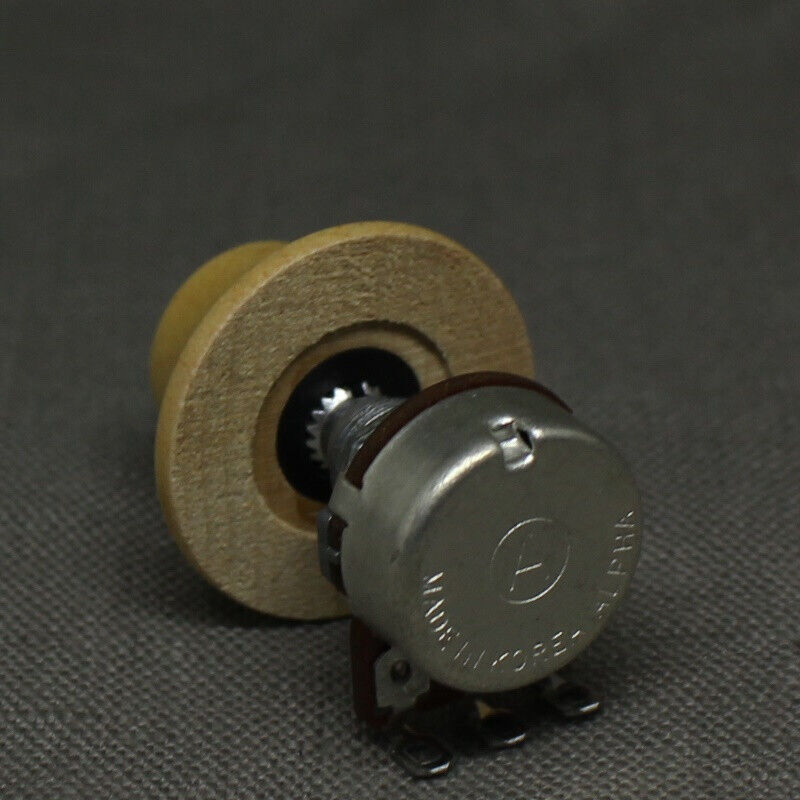 Maple Wood Bell Guitar Knobs for Les Paul Tone Or Volume – Metric Set (4)