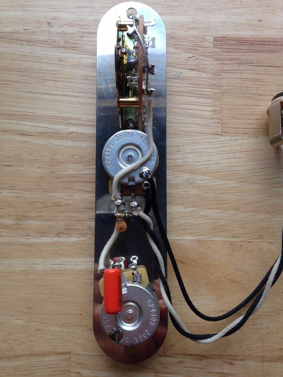 Fender Telecaster Wiring 250k CTS Pots 3 Way .022 Orange Drop Treble Bleed