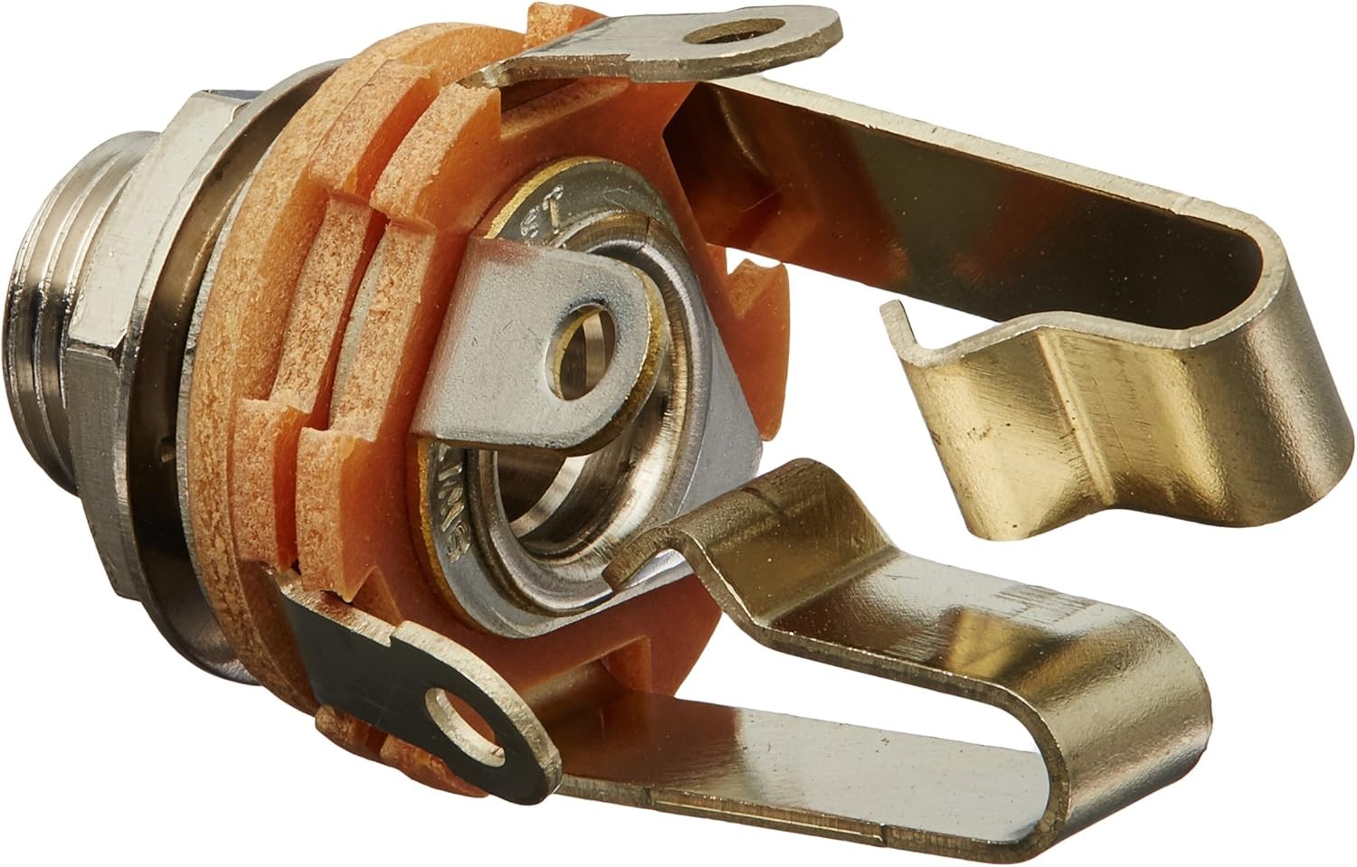 Switchcraft 12B Stereo TRS Female 1/4-Inch Jack with Washer and Nut, Nickel…