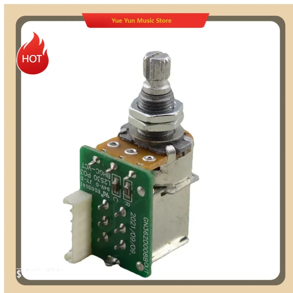 B500K 1 Piece Push Pull Switch Potentiometer (POT) with Circuit Board