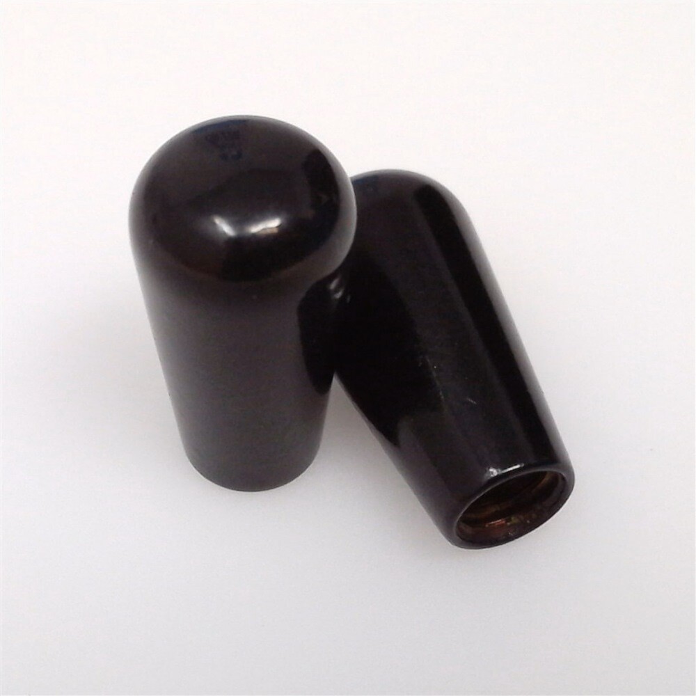 True Custom Shop® BLACK Metal Switch Tip for Switchcraft & Gibson USA 8-32