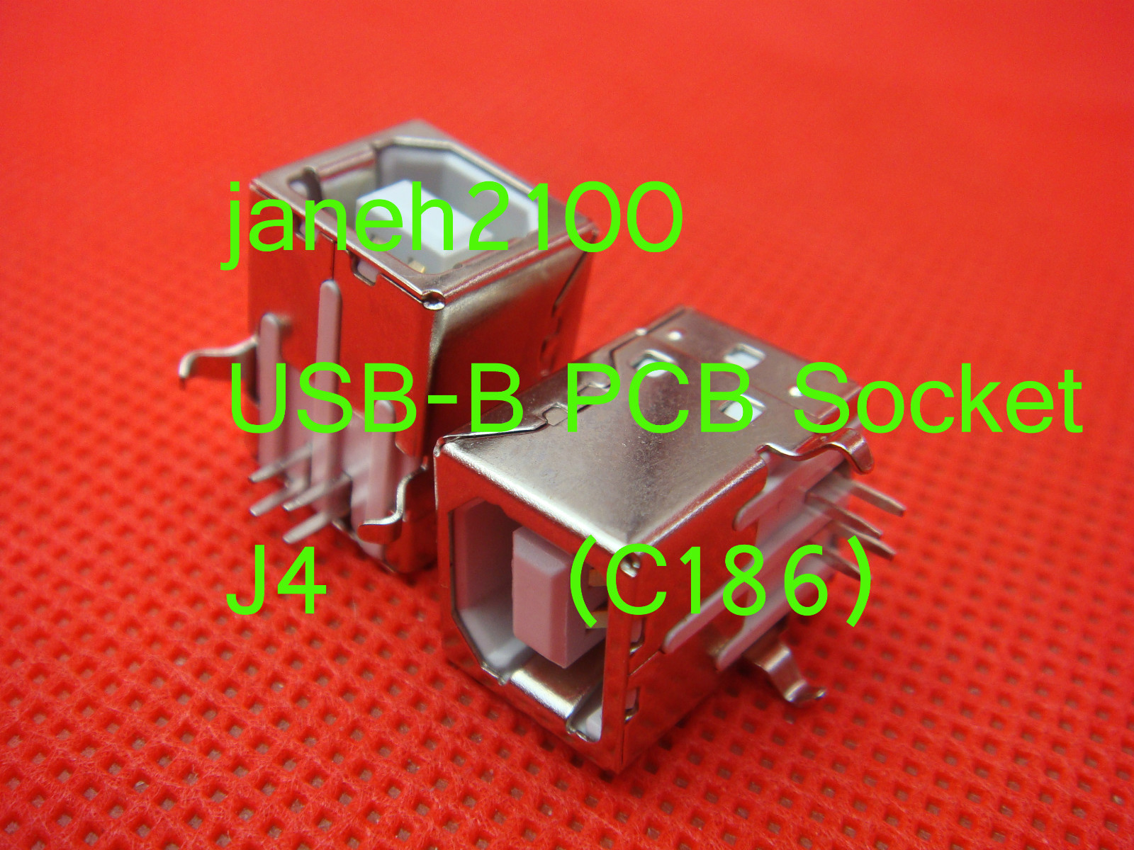 100 PCS USB 2.0 Female Type-B Connector Replace Solder Port NEW