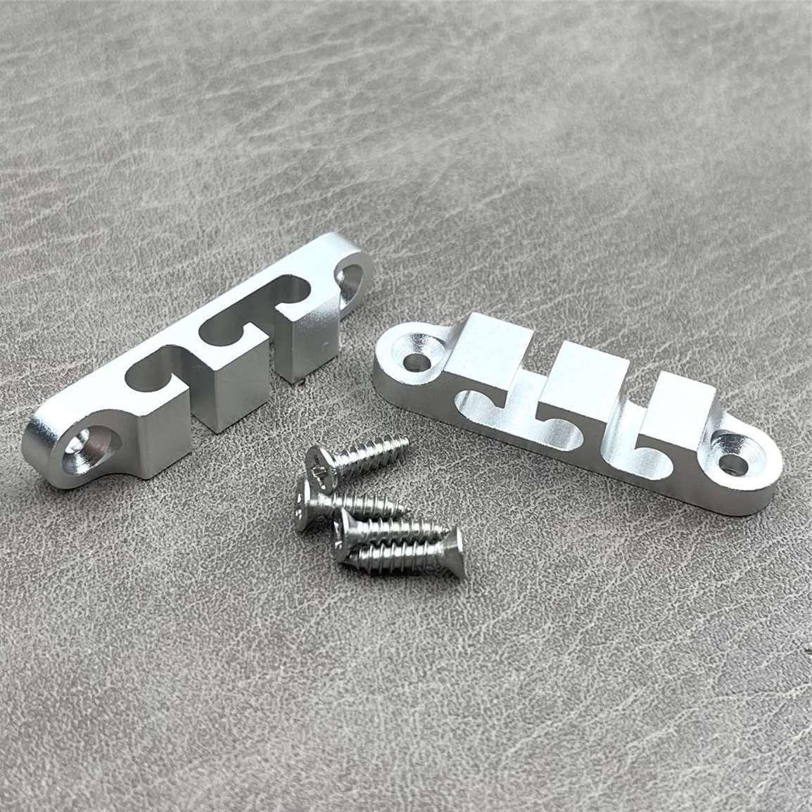 2×Aircraft Aluminum Hipshot Bass 3 String Retainer String Guide Tree MATTE COLOR