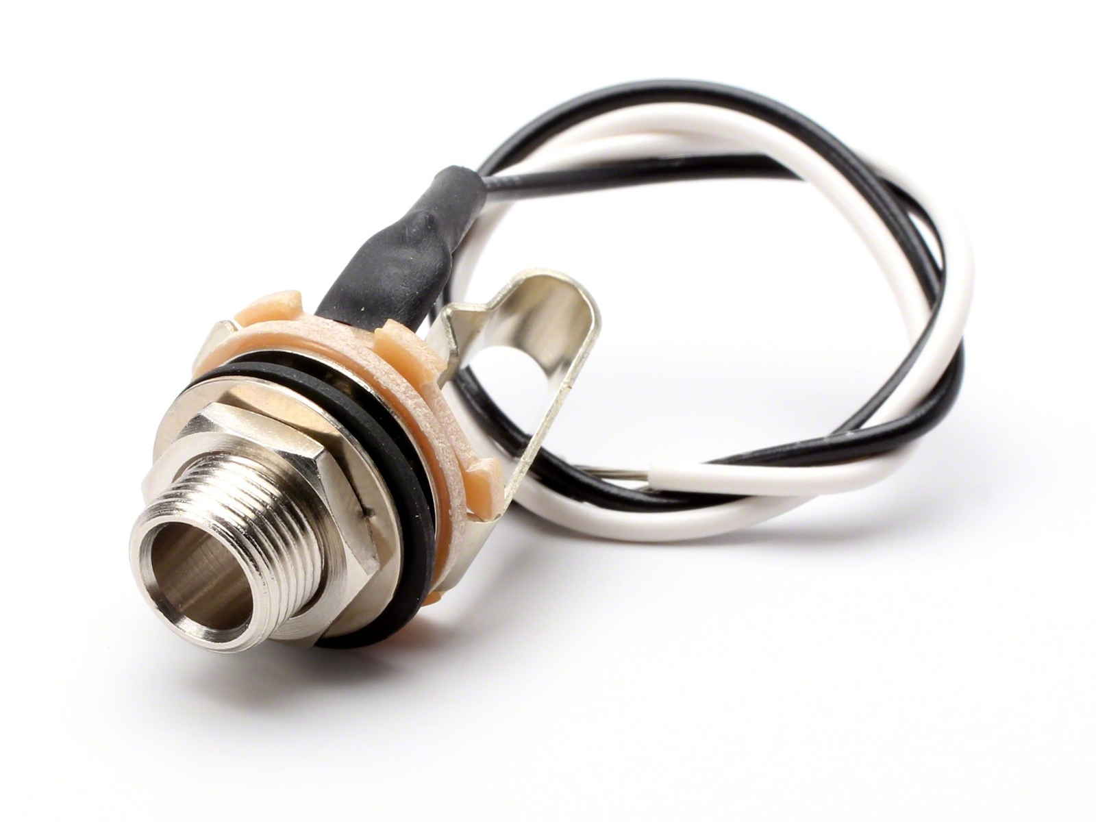 Wired Switchcraft Jack, 1/4″ Mono, Long Bushing