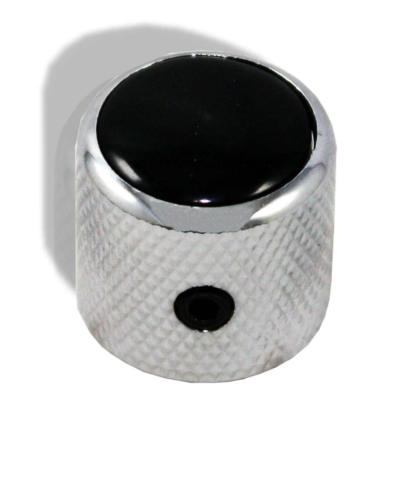 Knob Screw Type 6mm Chrome Black Pearloid Cap Bitterroot 0811263CHBP