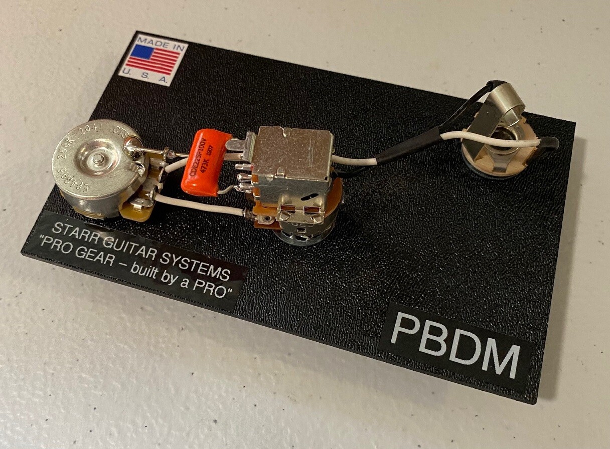 Dual Mode wiring harness upgrade for Fender P-Bass! .047 & Bypass! NEW!