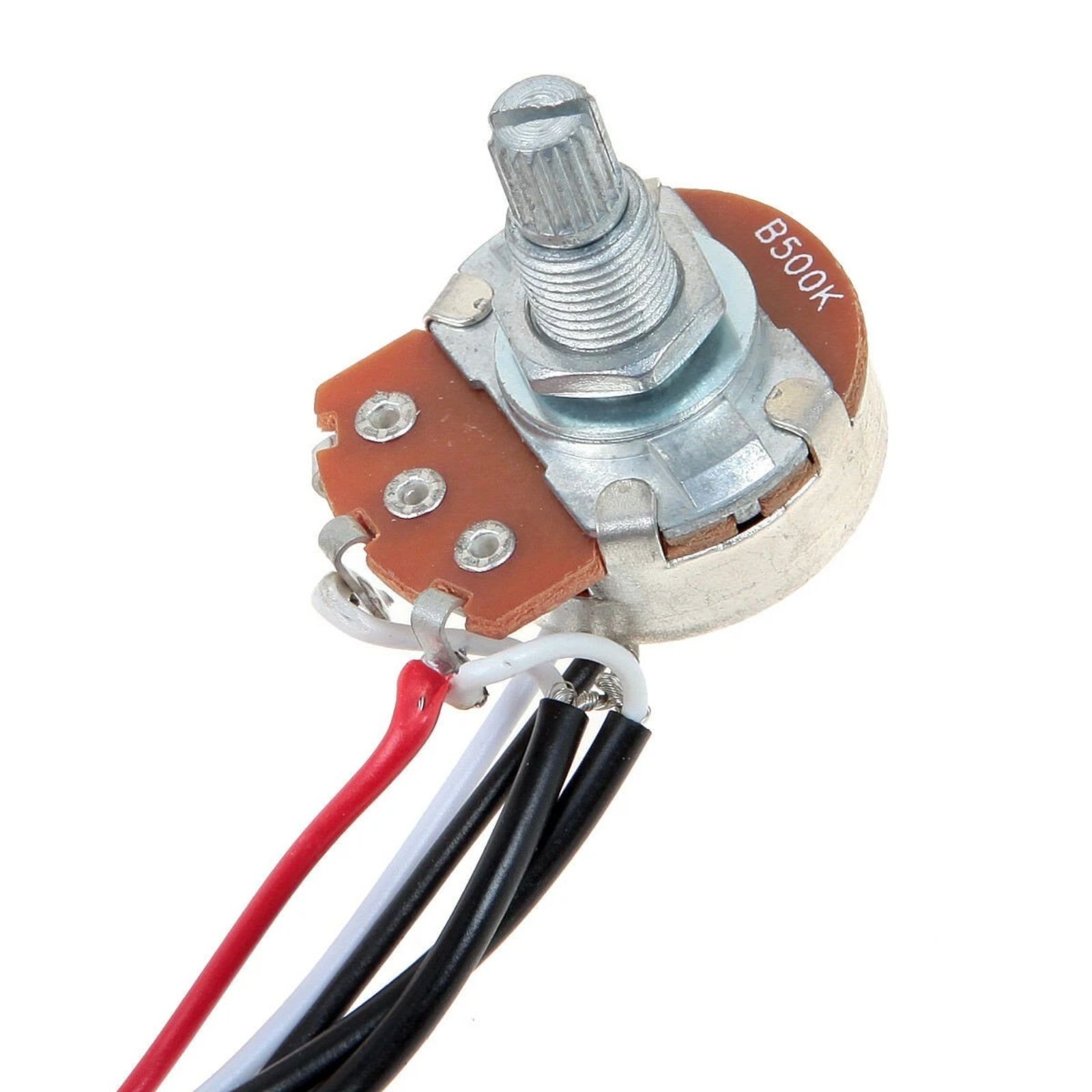 1/2PC 3 Way Toggle Switch 1 Volume 1 Tone 500K Pots Guitar Wiring Harness Kit