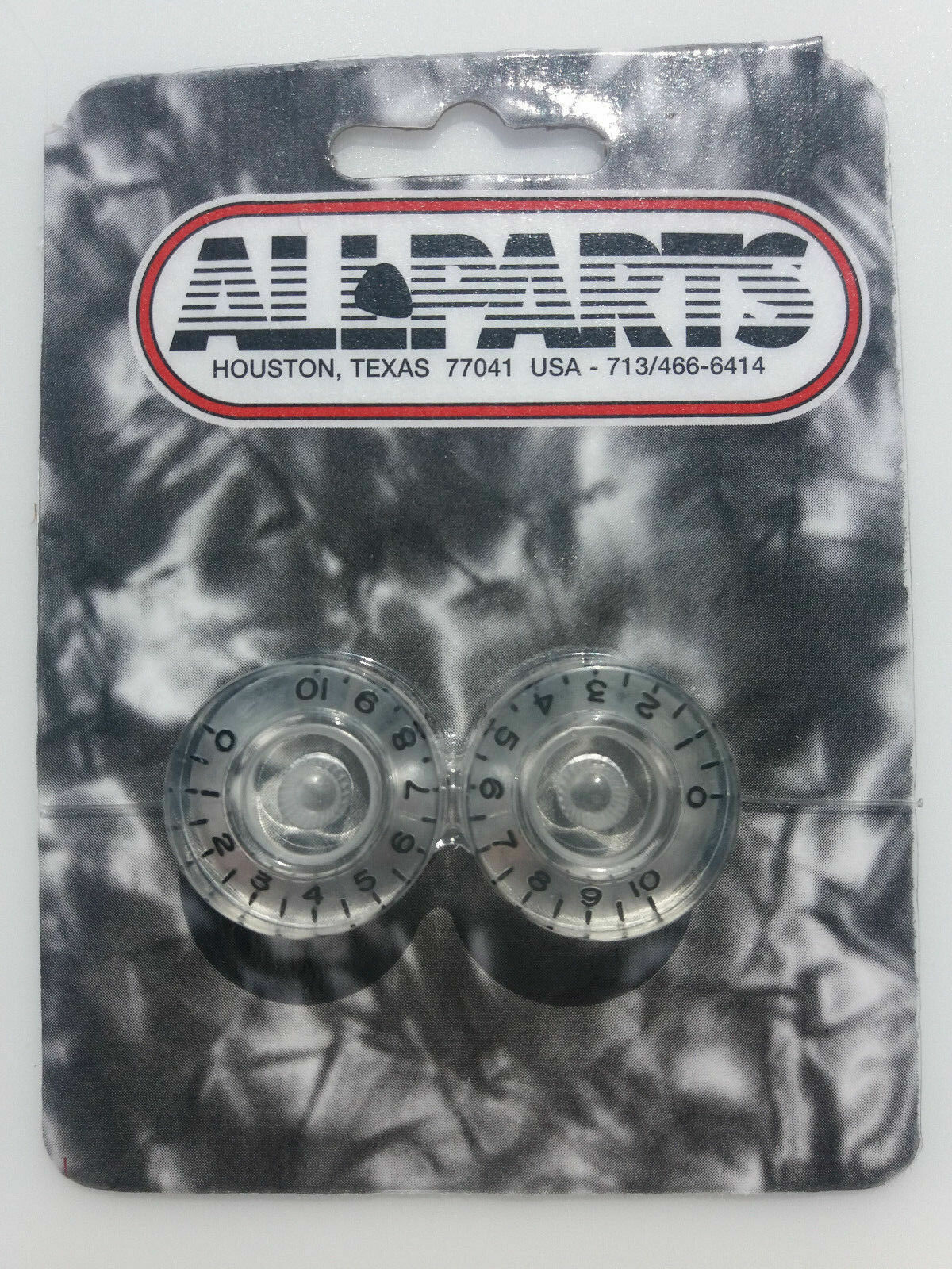 NEW 2 Transparent Allparts Buttons For Les Paul Guitar