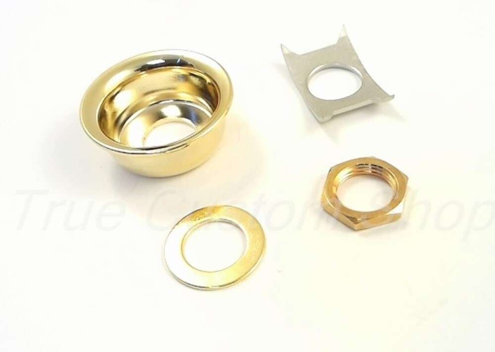 True Custom Shop® 3/8″ Gold Jack Cup Ferrule for Vintage Fender Telecaster