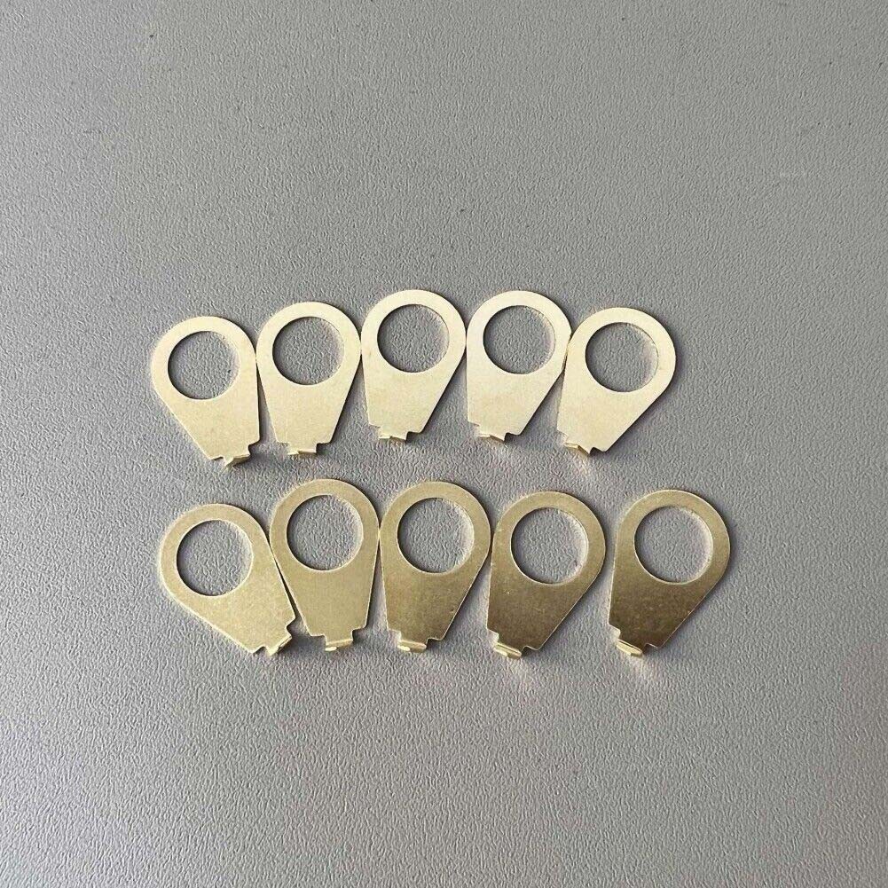 10x Gold Knobs Pointer Plate Indicator Washers for Gibson LP Electric Guitar USA