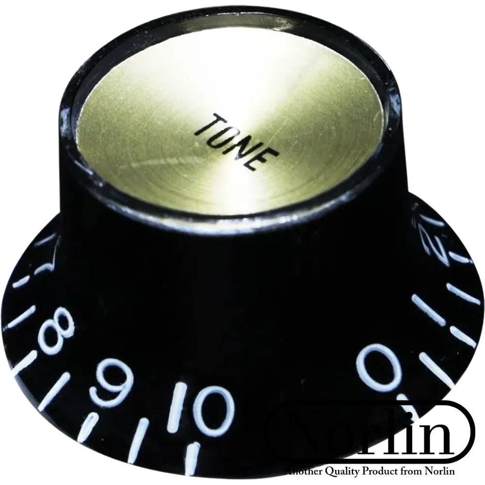 Norlin Embossed Top Hat Reflector Tone Knob for Gibson® Guitars