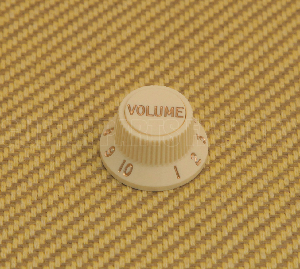 005-9266-030 (1) Fender Guitar S-1 Stratocaster Knob Kit Bottom/Top – Aged White
